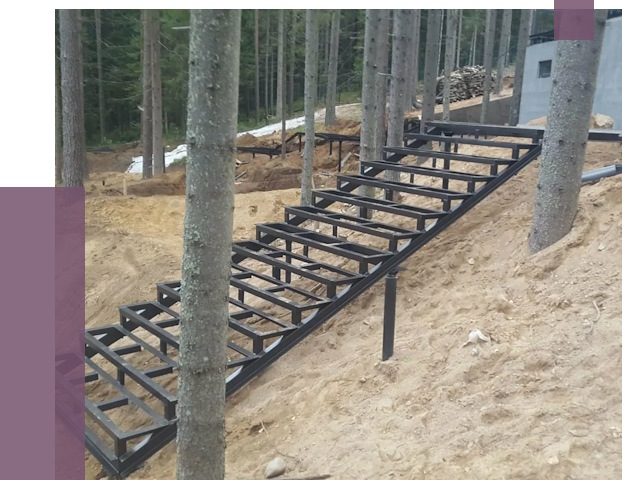 Монтаж металлических лестниц в Севастополе от 13675 руб. 