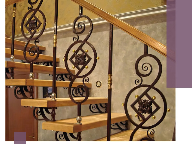 Изготовление кованых лестниц под ключ в Севастополе