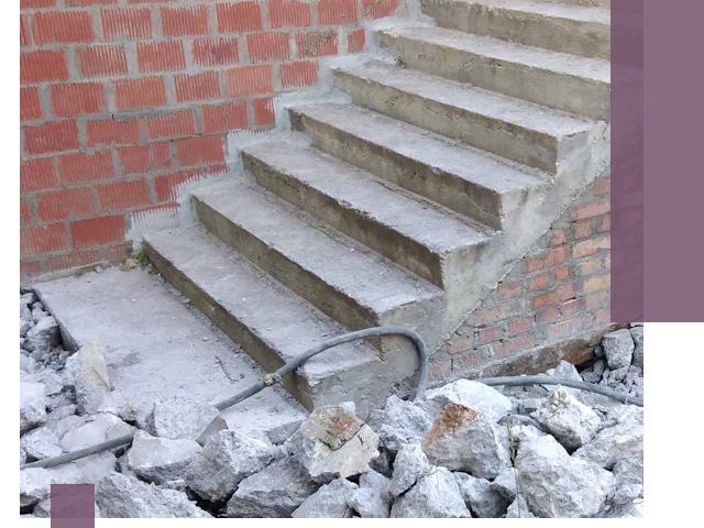 Демонтаж бетонных лестниц в Севастополе: быстро и безопасно