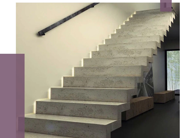 Облицовка бетонных лестниц в Севастополе от 4644 руб/м2