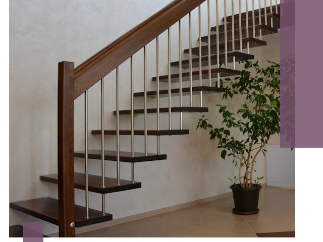 Лестницы на больцах под ключ в Севастополе – изготовление и монтаж