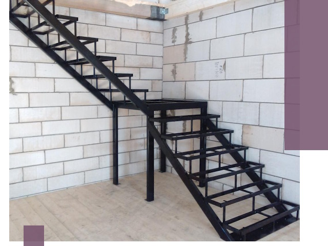 Лестницы на металлокаркасе под ключ в Севастополе — изготовление и монтаж