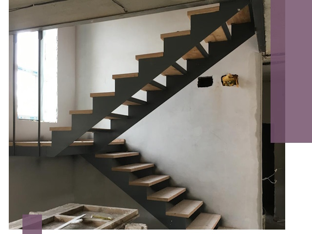 Изготовление лестниц на металлокаркасе в Севастополе от производителя