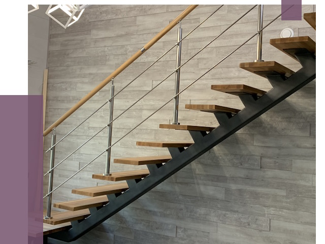 Изготовление лестниц на монокосоуре в Севастополе от 76891 руб. 