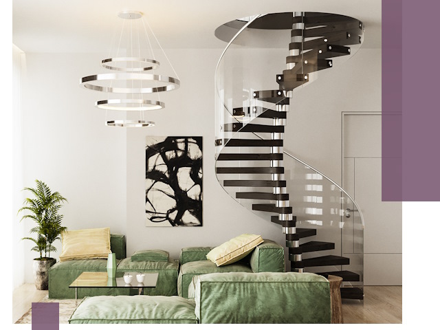 Лестницы для двухуровневой квартиры в Севастополе — изготовление и монтаж