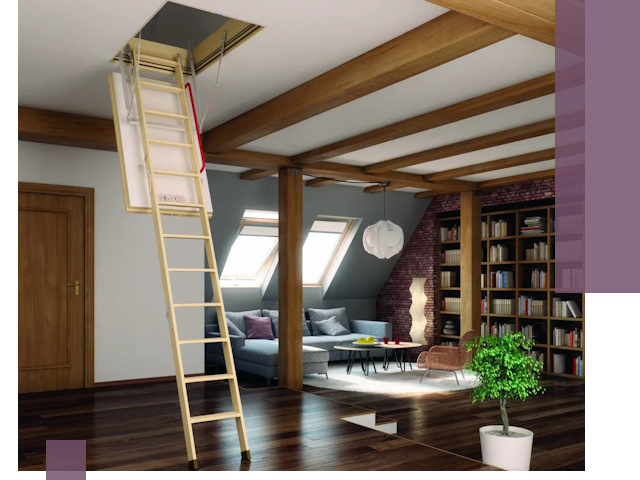 Чердачные лестницы под ключ в Севастополе: изготовление и монтаж