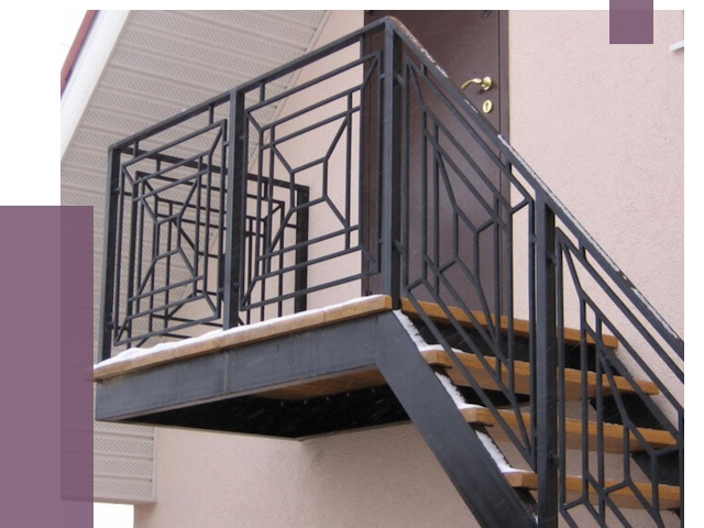 Металлические перила в Севастополе от 4335 руб.  | ПРОЛЁТ-Сев