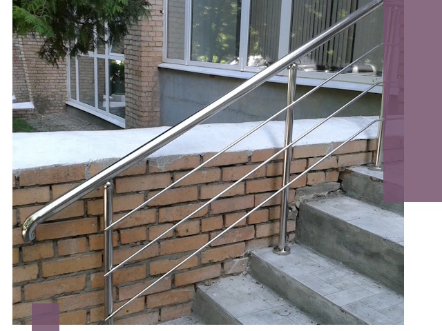 Перила из нержавеющей стали высокого качества в Севастополе