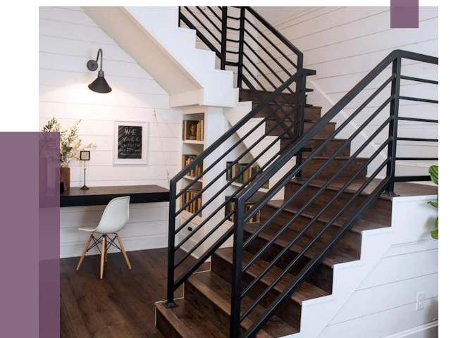 Перила для лестницы в доме в Севастополе от 7483 руб. — ПРОЛЁТ-Сев