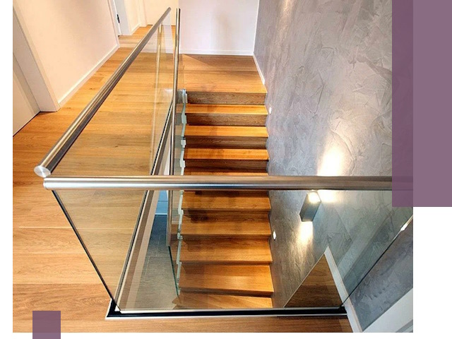 Перила для лестницы в доме — изготовление и монтаж в Севастополе