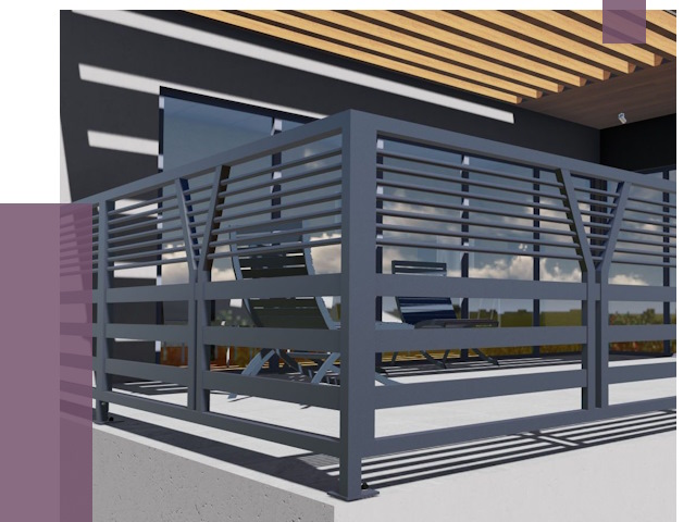 Изготовление балконных ограждений в Севастополе от 10837 руб. | ПРОЛЁТ-Сев