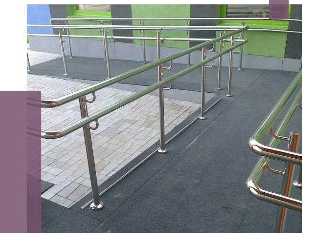 Ограждения пандусов в Севастополе от 4386 руб. монтаж | ПРОЛЁТ-Сев