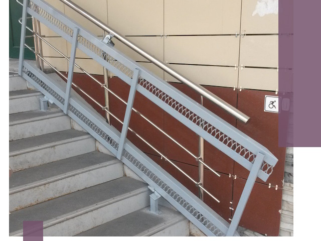 Изготовление откидных пандусов под ключ в Севастополе