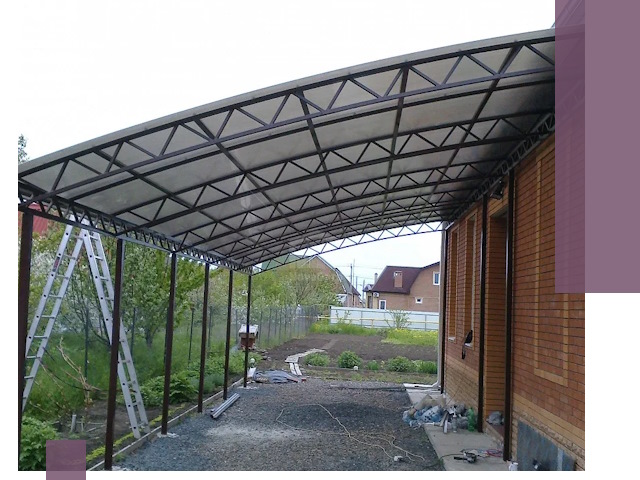 Профессиональный монтаж навесов под ключ в Севастополе