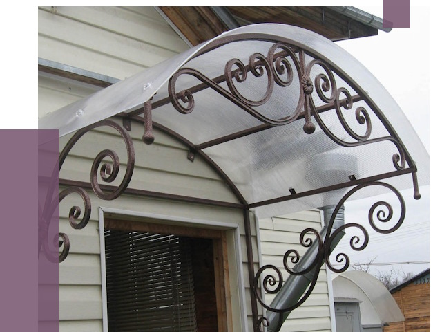 Изготовление козырьков в Севастополе от 7431 руб. — заказать | ПРОЛЁТ-Сев