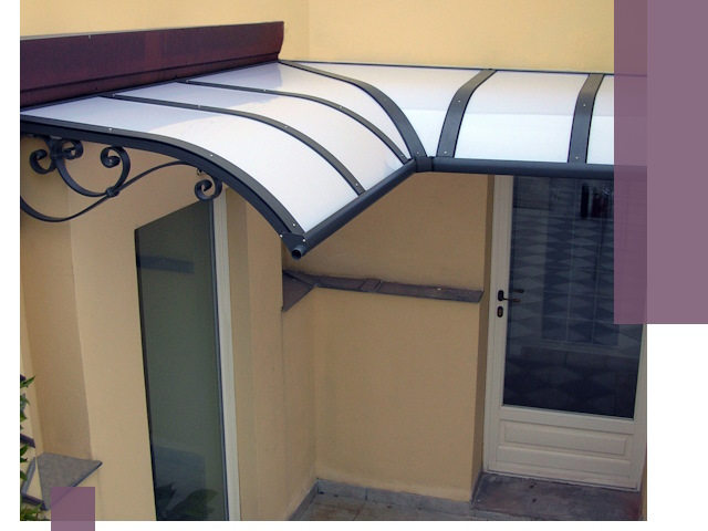 Монтаж козырьков любой сложности в Севастополе под ключ