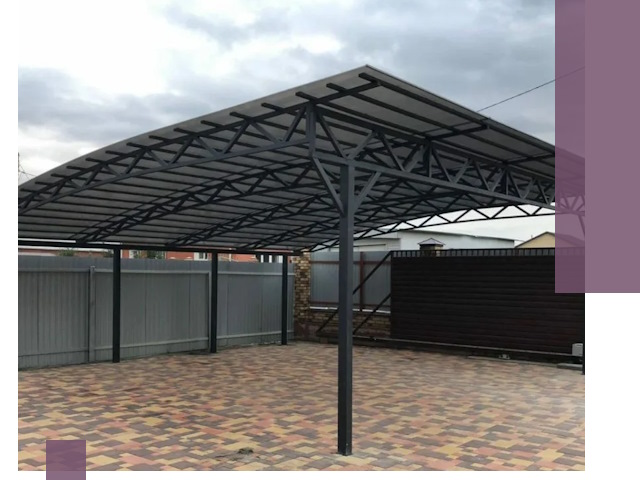 Недорогие навесы под ключ в Севастополе — изготовление и монтаж