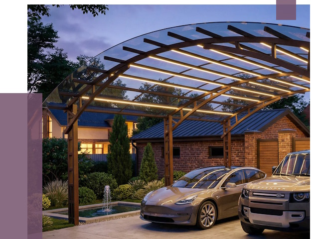 Металлические навесы в Севастополе от 12798 руб. под ключ — ПРОЛЁТ-Сев