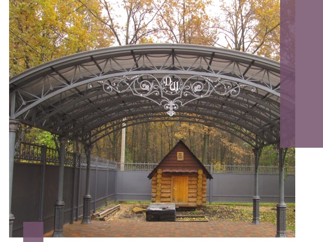 Кованые навесы премиум-класса под заказ в Севастополе