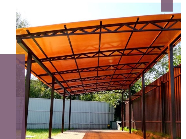 Односкатные навесы под ключ в Севастополе от 13262 руб. 