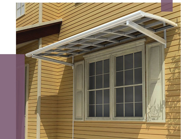 Козырьки над окнами в Севастополе от 7689 руб. — монтаж, покупки | ПРОЛЁТ-Сев