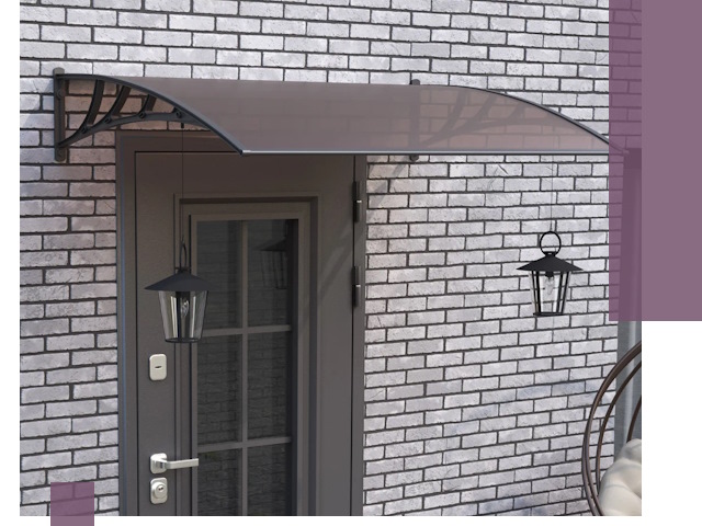 Недорогие козырьки и навесы под ключ в Севастополе