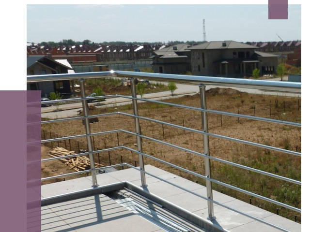 Парапеты из нержавеющей стали в Севастополе от 8050 руб. за м² | ПРОЛЁТ-Сев