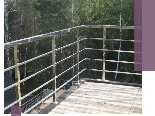 Парапеты из нержавеющей стали в Севастополе — изготовление и монтаж