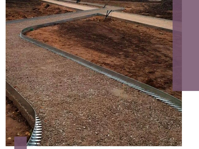 Металлические бордюры под ключ в Севастополе — изготовление и монтаж