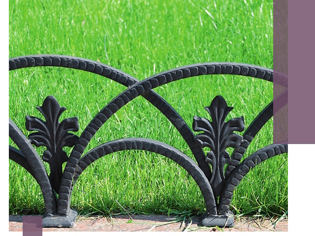 Декоративные металлические бордюры под ключ в Севастополе