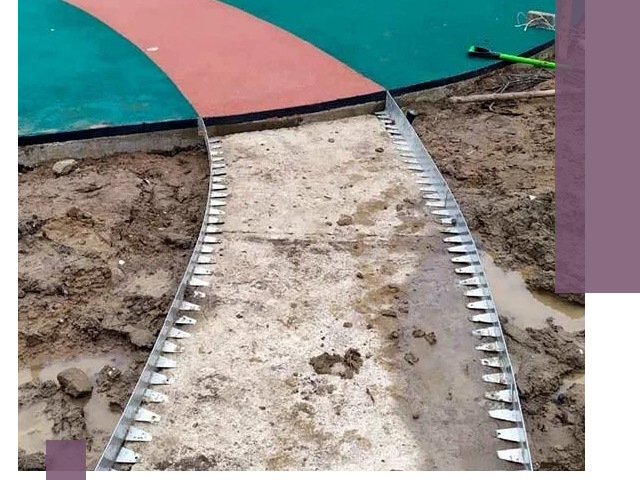 Металлические бордюры для дорожек в Севастополе — монтаж и изготовление