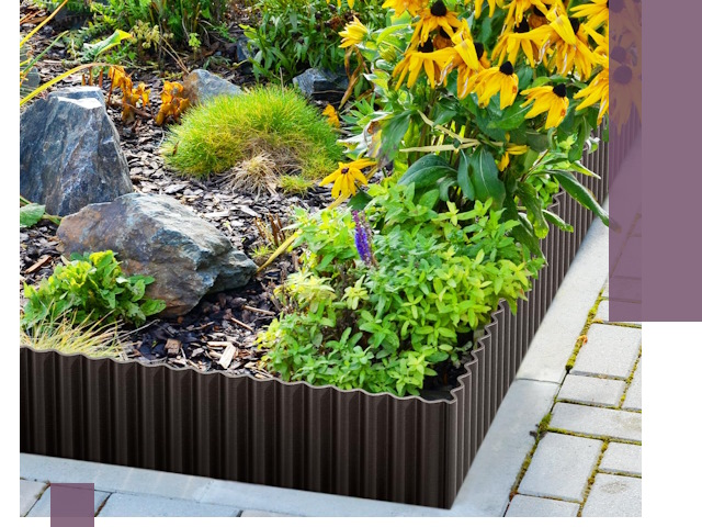 Металлические бордюры для клумб в Севастополе — производство и монтаж