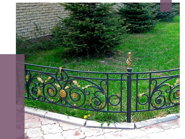 Кованые газонные ограждения в Севастополе от 7689 руб. — ПРОЛЁТ-Сев